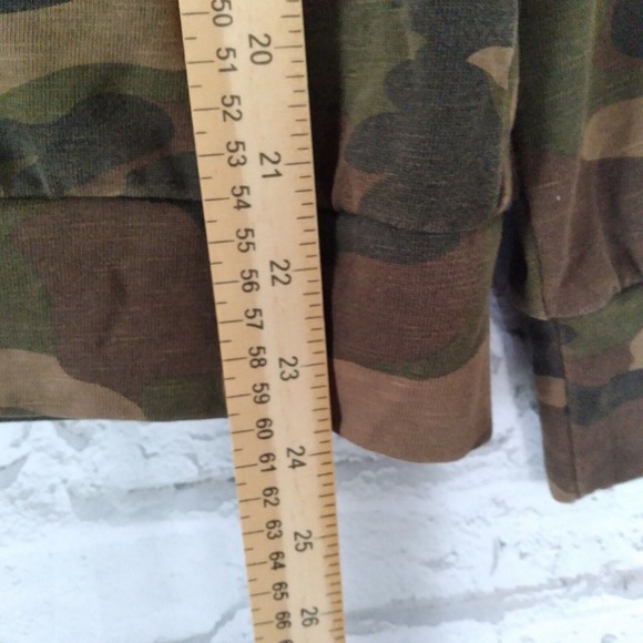 Miss Me Womens Small Camo Hoodie Embroidered Embellished Studded Full Zip - Picture 7 of 10